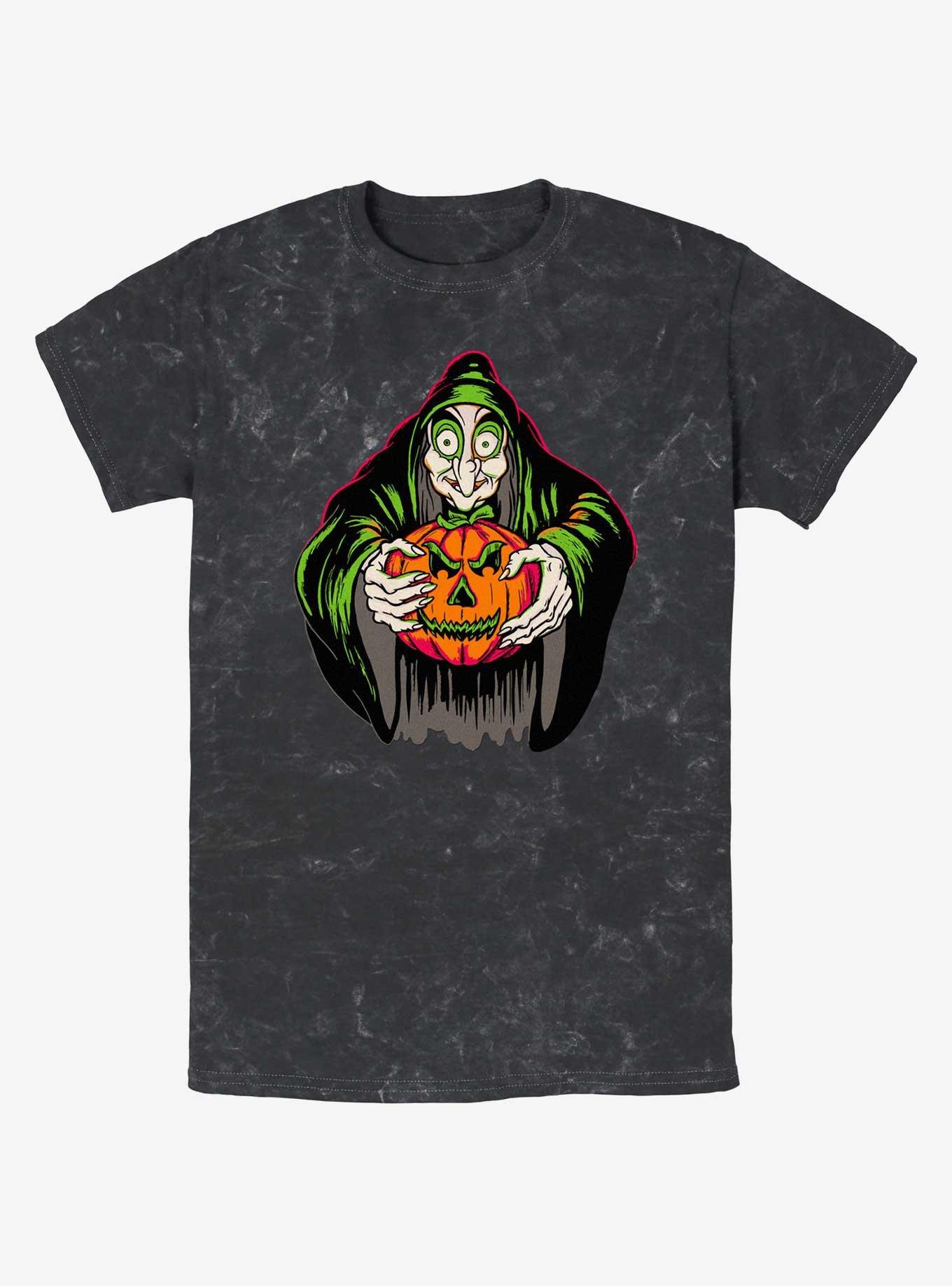 Disney100 Halloween Snow White Evil Queen Take The Pumpkin Mineral Wash T-Shirt