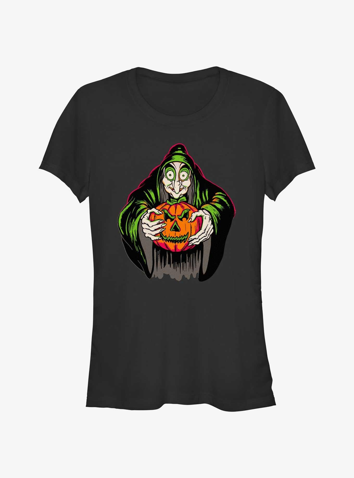 Disney100 Halloween Snow White Evil Queen Take The Pumpkin Girls T-Shirt, , hi-res