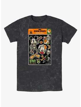 Disney100 Halloween Goulish Delights Stickers Mineral Wash T-Shirt, , hi-res