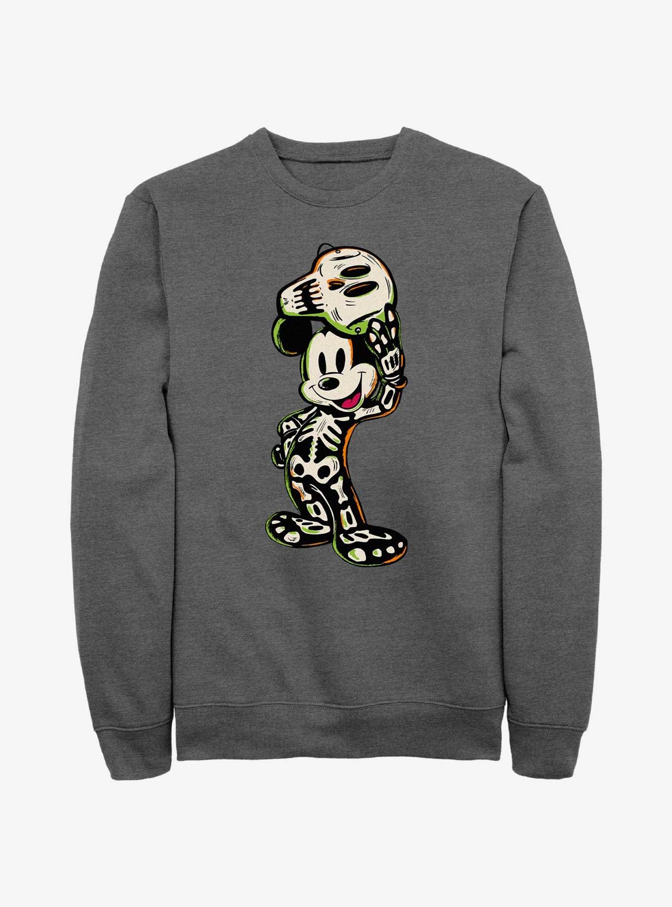 Disney100 Halloween Mickey Mouse Skeleton Sweatshirt