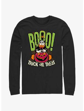 Disney100 Halloween Boo Donald Trick or Treat Long-Sleeve T-Shirt, , hi-res