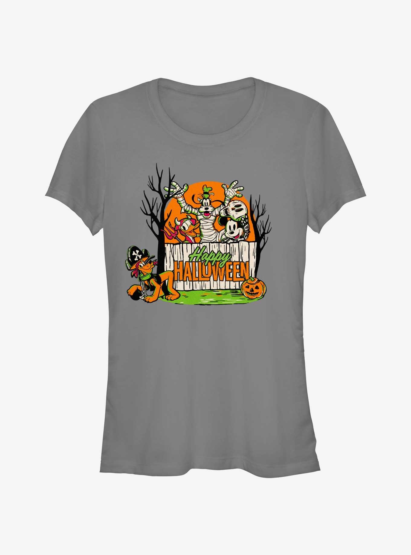 Disney100 Halloween Mickey Mouse Group Girls T-Shirt, , hi-res