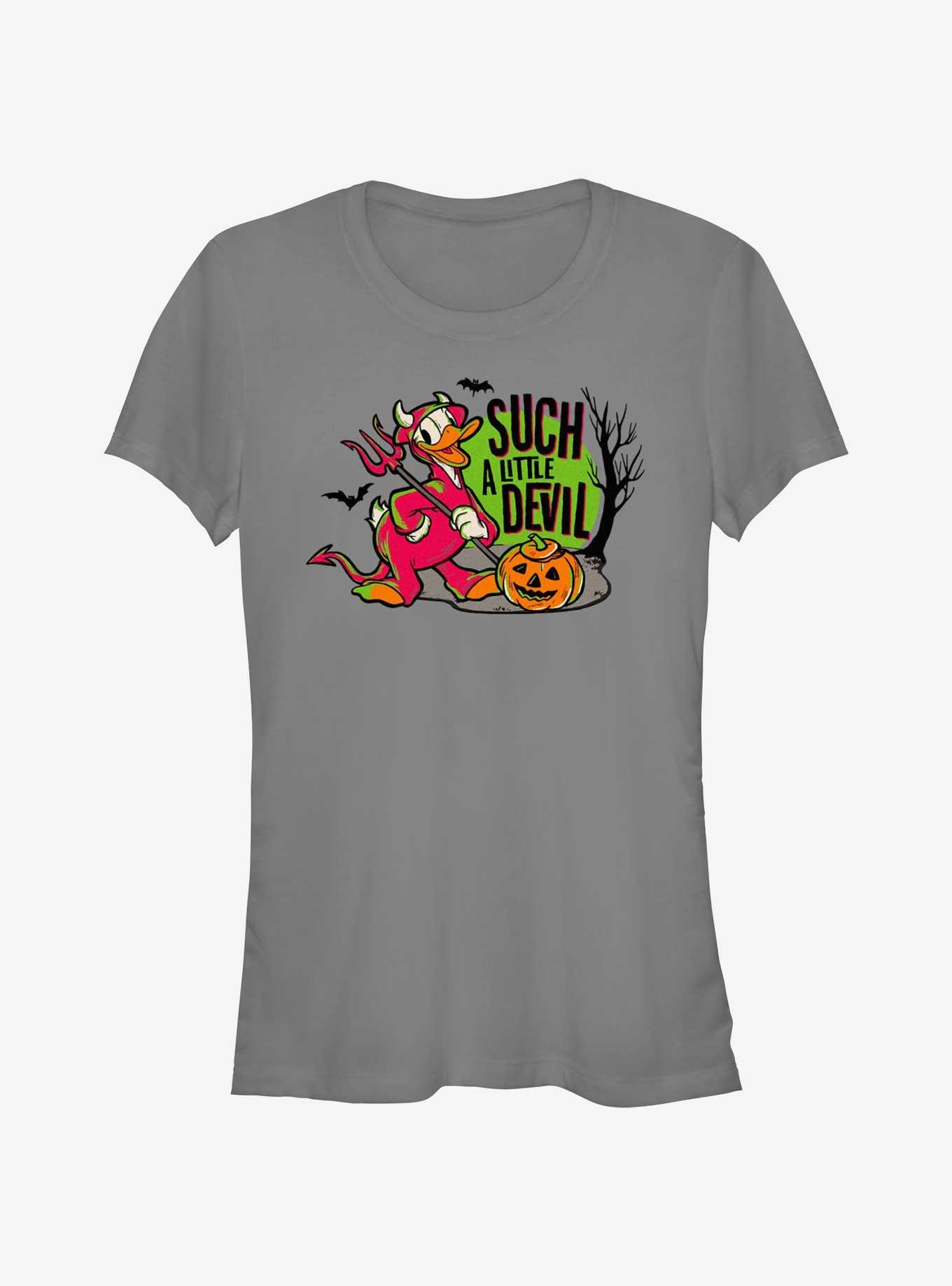 Disney100 Halloween Devil Donald Duck Girls T-Shirt