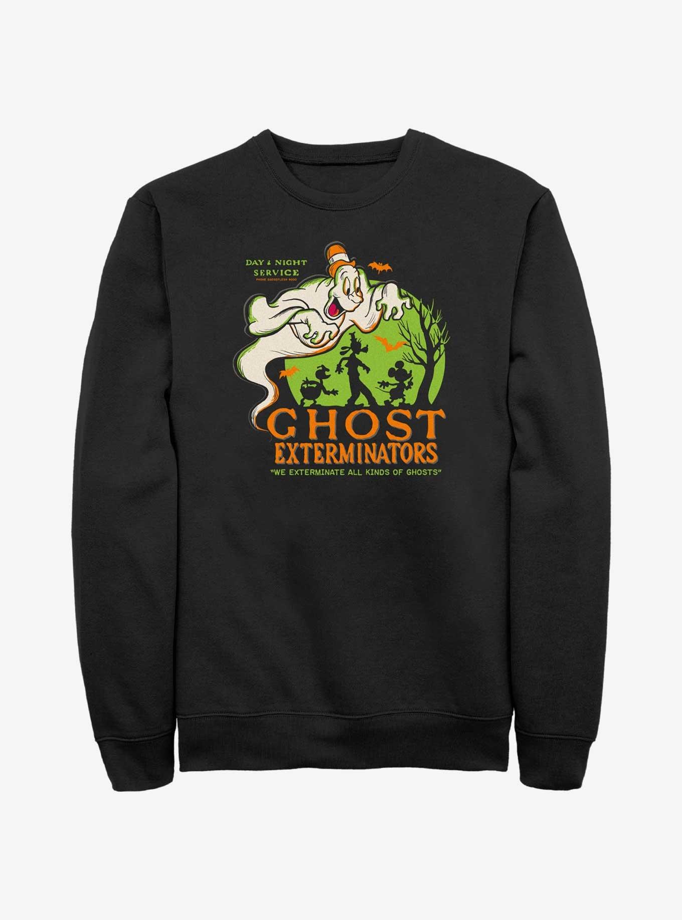 Disney100 Halloween Ghost Exterminators Sweatshirt, BLACK, hi-res