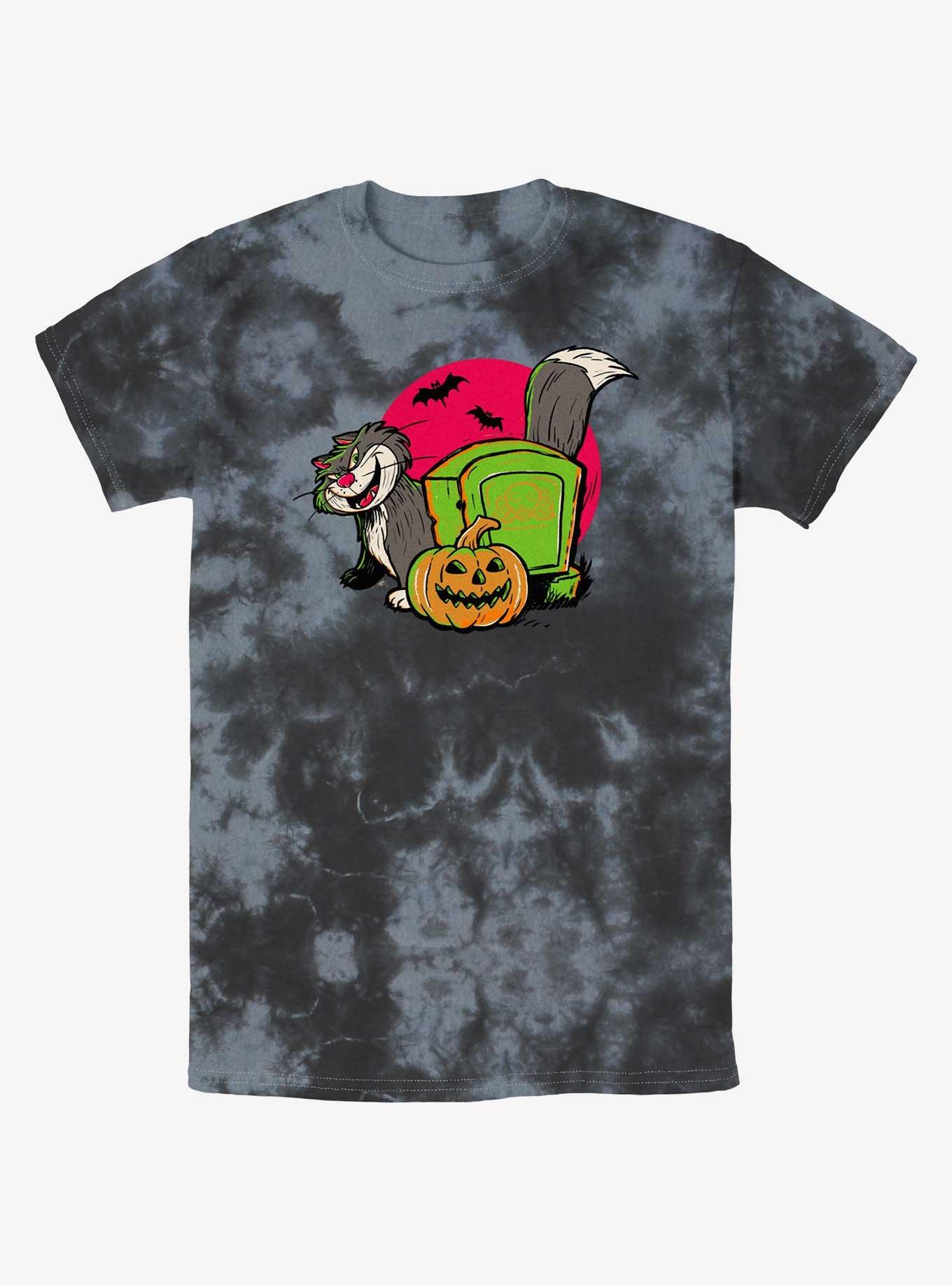 Disney100 Halloween Cat Lucifer Tie-Dye T-Shirt, , hi-res