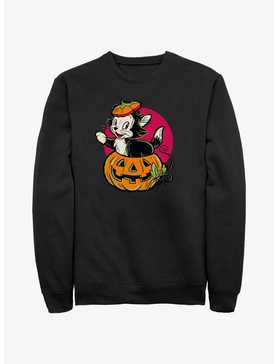 Disney100 Halloween Figaro Inside A Pumpkin Sweatshirt, , hi-res