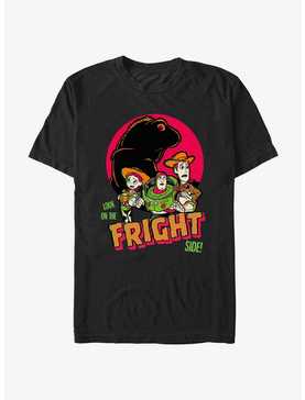 Disney100 Halloween Toy Story Jessie, Buzz & Woody Look On The Fright Side T-Shirt, , hi-res