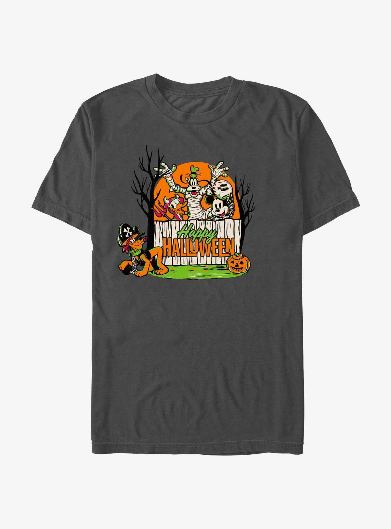 Disney100 Halloween Mickey Mouse Group T-Shirt, CHARCOAL, hi-res