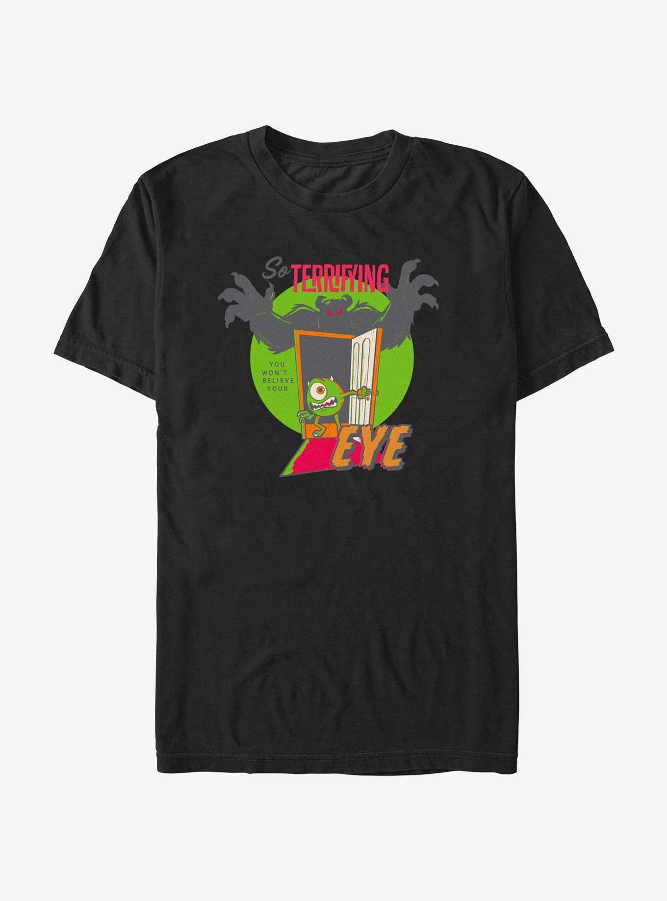 Disney100 Halloween Monsters, Inc. Sulley & Mike So Terrifying You Won't Believe Your Eye T-Shirt, , hi-res
