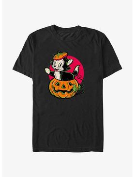 Disney100 Halloween Pinocchio Figaro Inside A Pumpkin T-Shirt, , hi-res