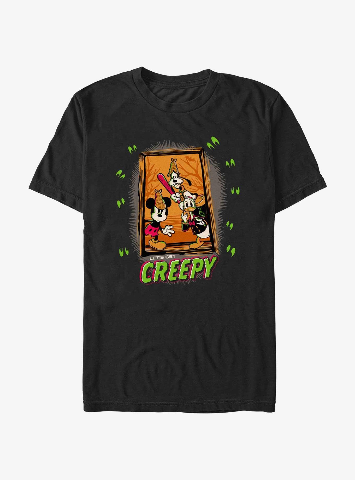 Disney100 Halloween Mickey's Gang Let's Get Creepy T-Shirt - BLACK ...