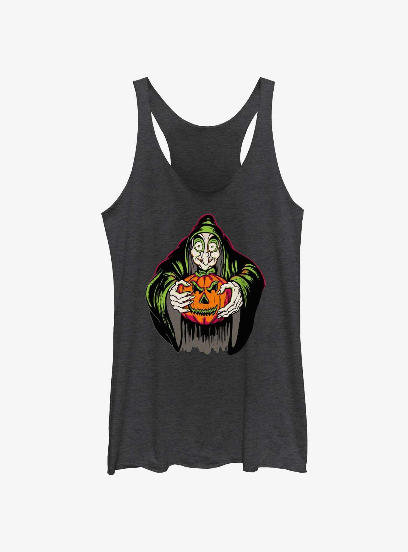 Disney100 Halloween Snow White Evil Queen Take The Pumpkin Girls Tank Top, BLK HTR, hi-res