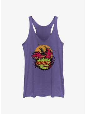 Disney100 Halloween Maleficent All The Ghouls Love Me Girls Tank, , hi-res