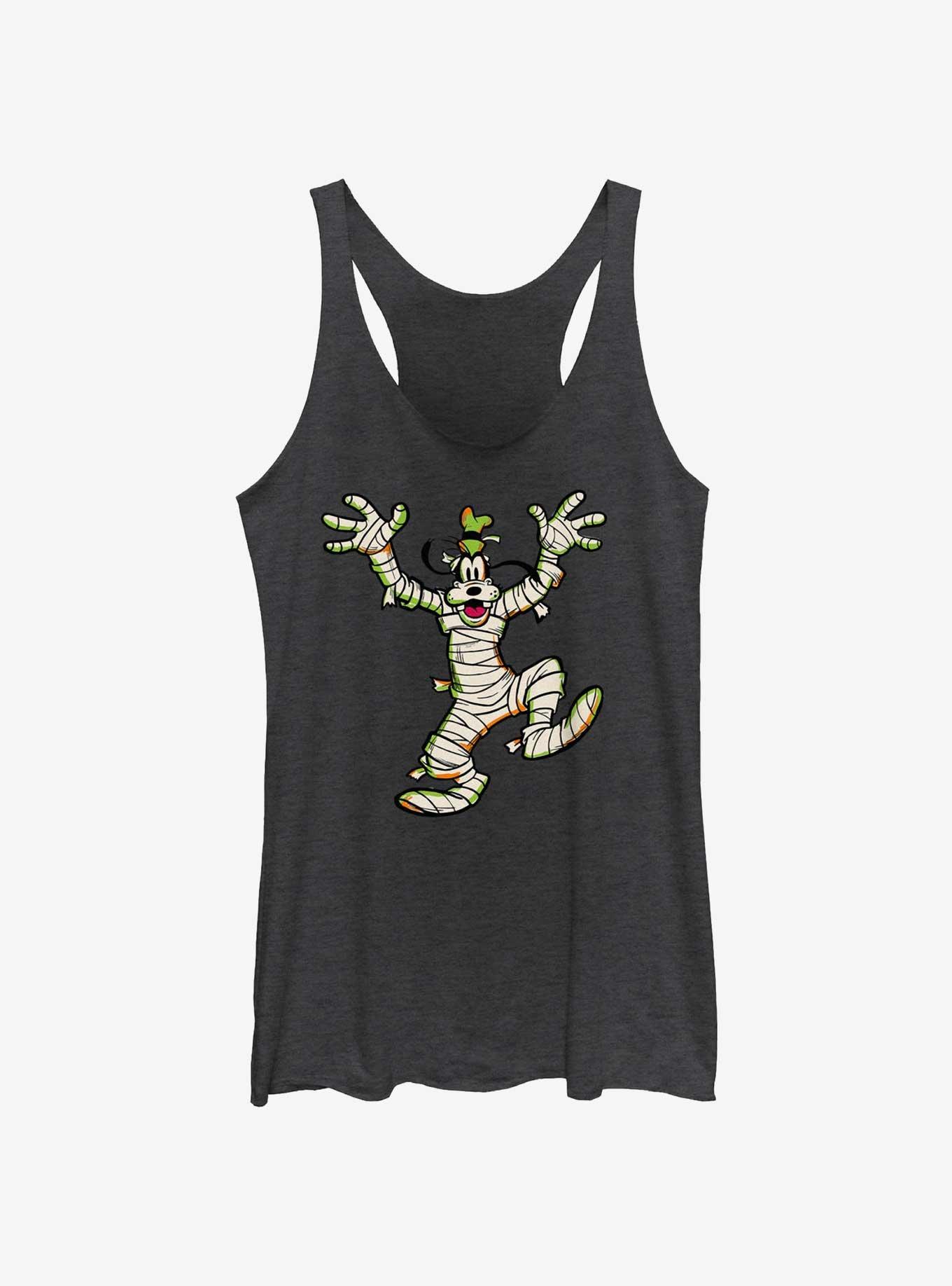 Disney100 Halloween Goofy Mummy Girls Tank, BLK HTR, hi-res