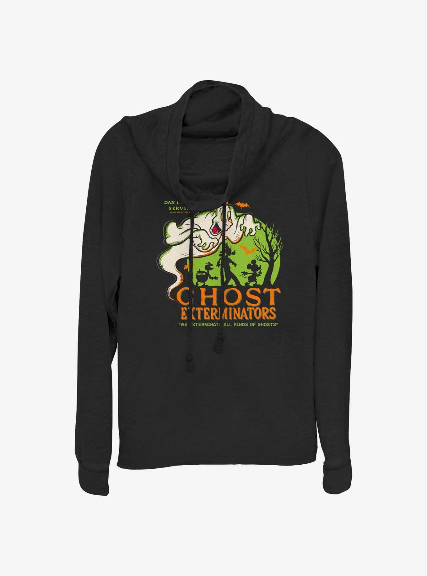Disney100 Halloween Ghost Exterminators Cowl Neck Long-Sleeve Top, , hi-res