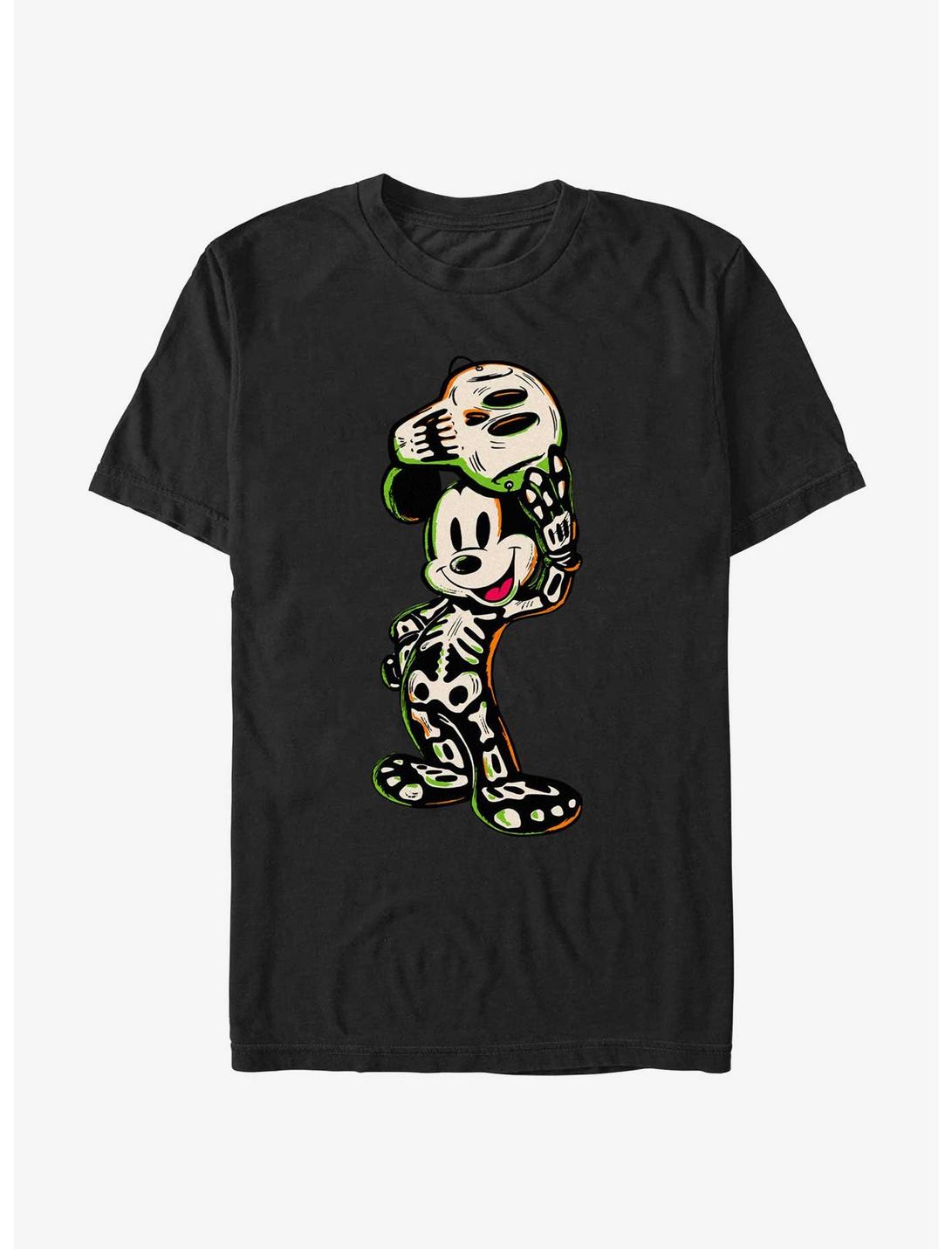 Disney100 Halloween Mickey Mouse Skeleton T-Shirt, BLACK, hi-res