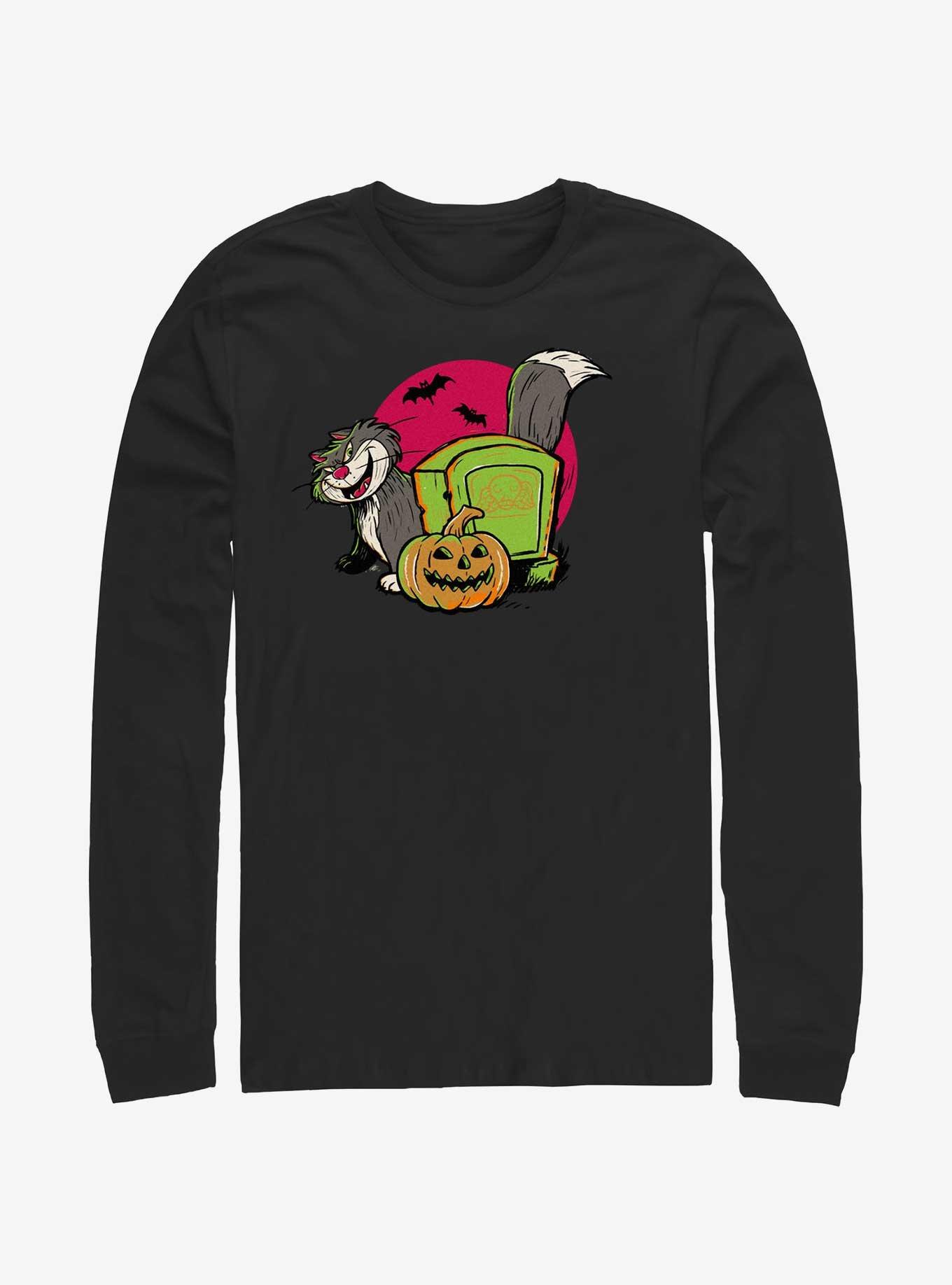 Disney100 Halloween Lucifer Cat Long-Sleeve T-Shirt, , hi-res
