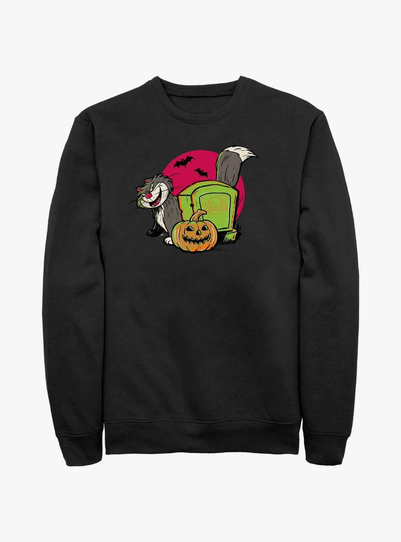 Disney100 Halloween Lucifer Cat Sweatshirt, , hi-res