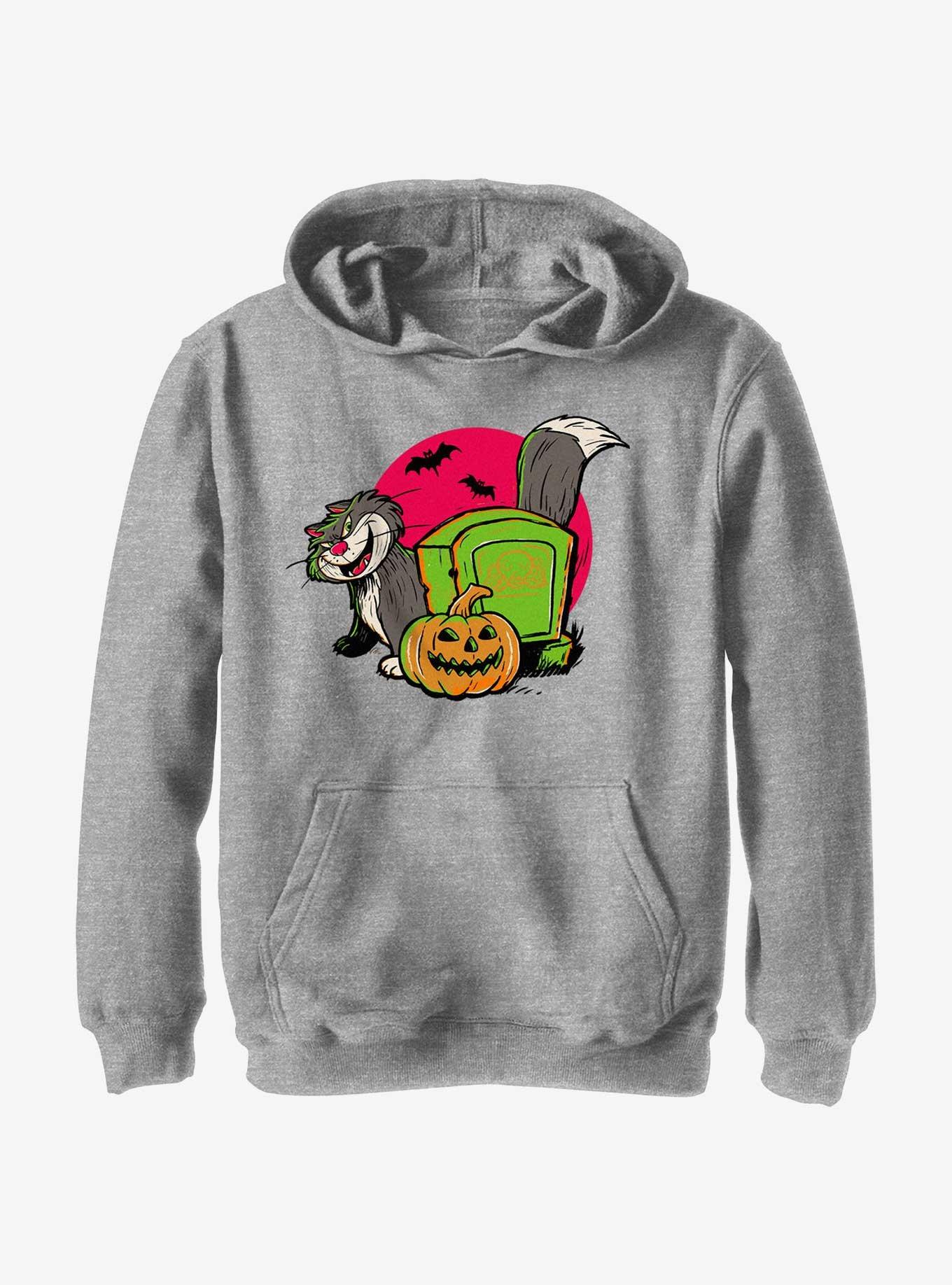 Disney100 Halloween Lucifer Cat Youth Hoodie, , hi-res