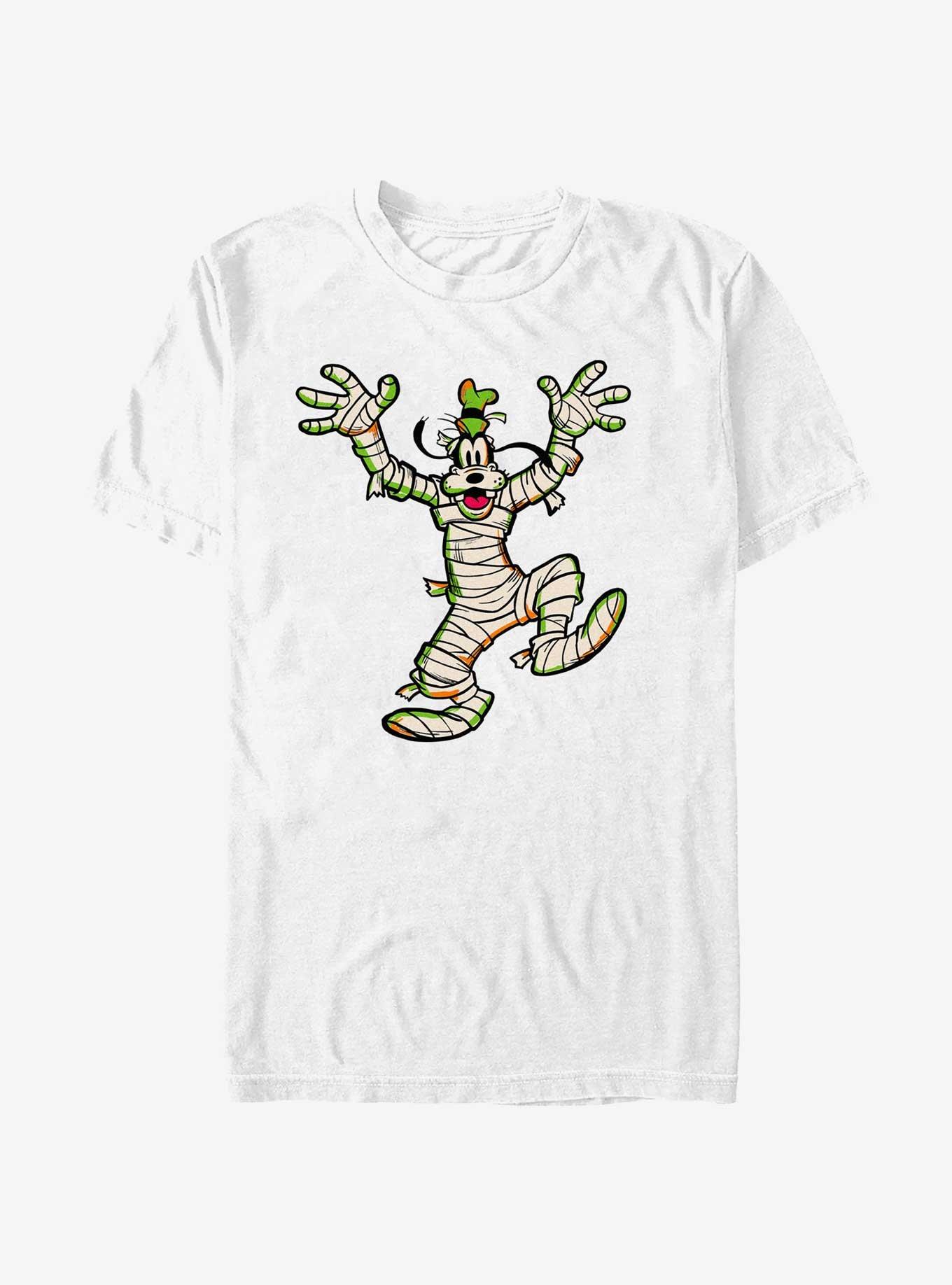 Disney100 Halloween Goofy Mummy T-Shirt, WHITE, hi-res