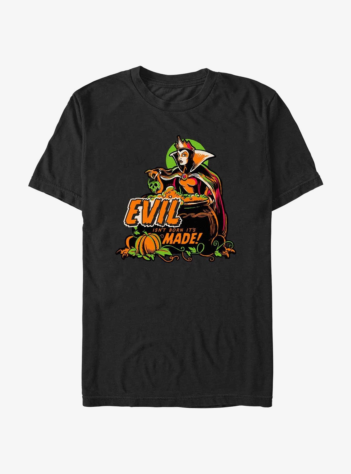 Disney100 Halloween Evil Isn't Born It's Made T-Shirt, , hi-res