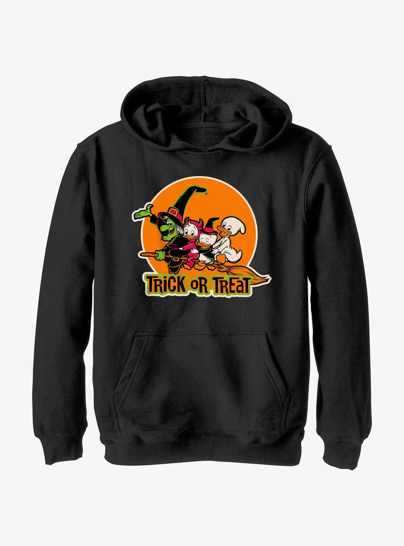 Disney100 Halloween Huey Dewey and Louie Trick or Treat Youth Hoodie, , hi-res