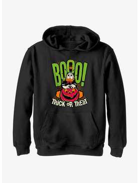 Disney100 Halloween Boo Donald Trick or Treat Youth Hoodie, , hi-res
