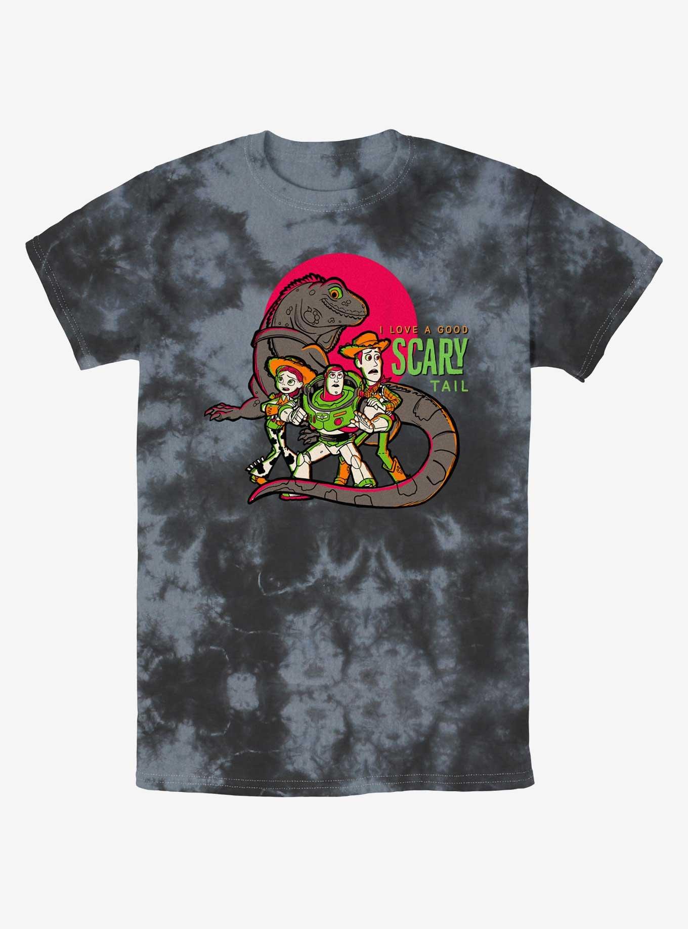 Disney100 Halloween Toy Story Iguana I Love A Good Scary Tail Tie-Dye T-Shirt, , hi-res