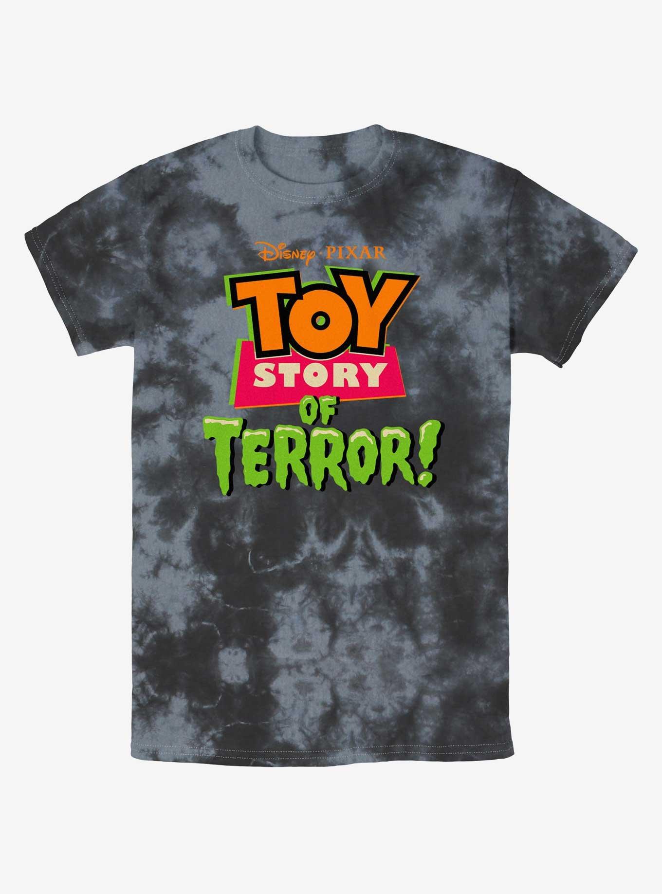 Disney100 Halloween Toy Story Of Terror Tie-Dye T-Shirt, BLKCHAR, hi-res