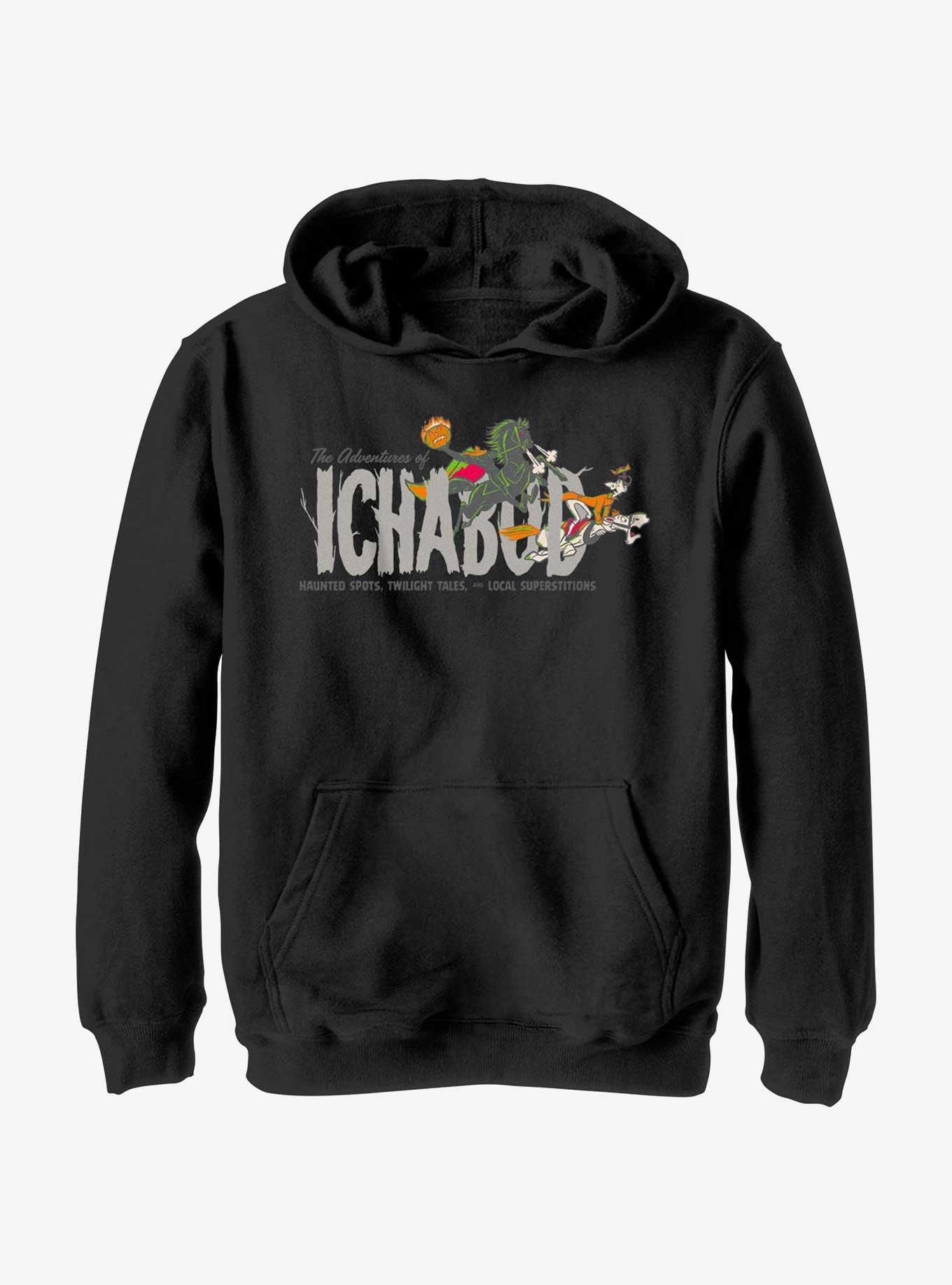 Disney100 Halloween The Adventures Of Ichabod Youth Hoodie