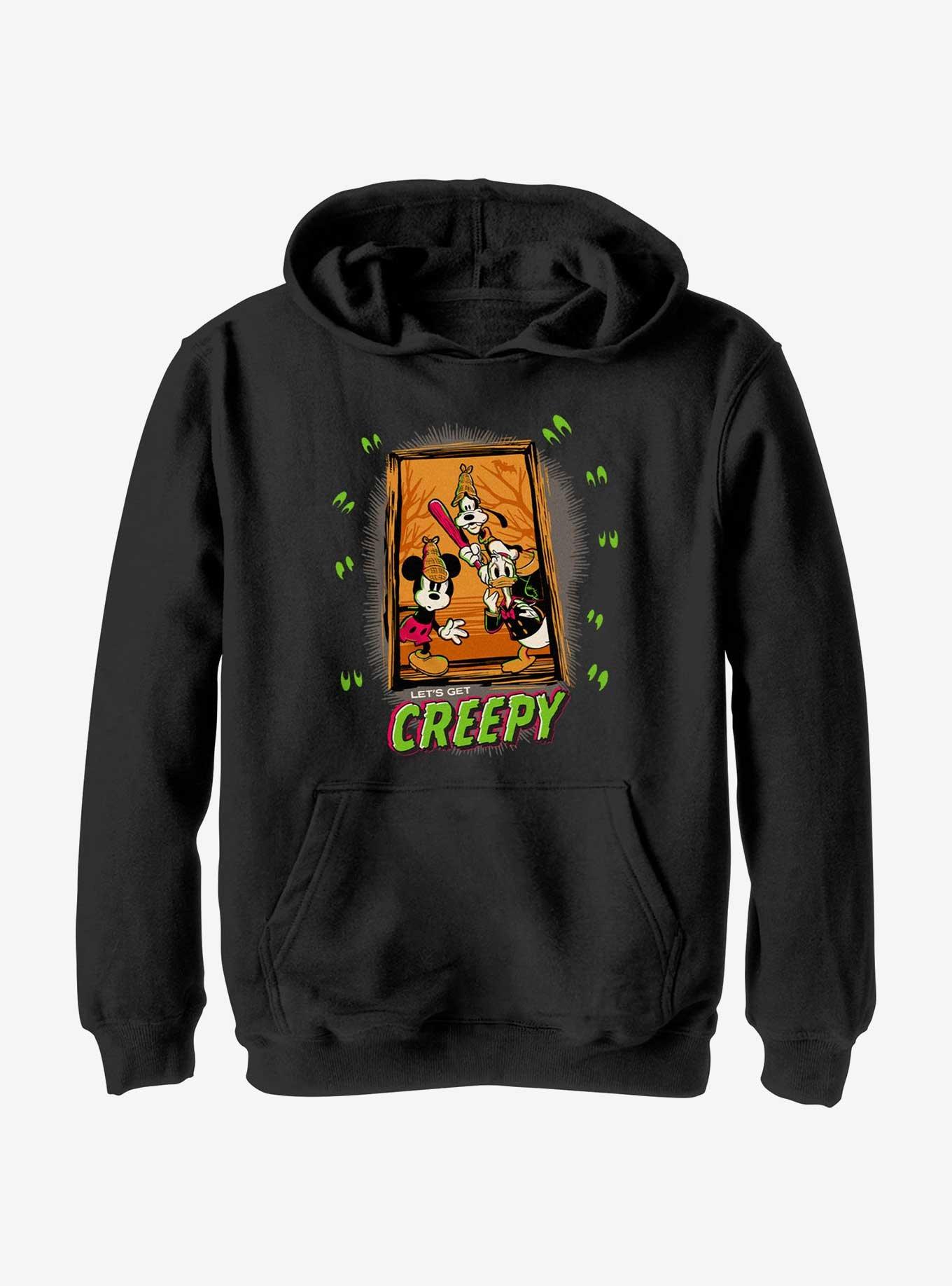 Disney100 Halloween Mickey's Gang Let's Get Creepy Youth Hoodie, , hi-res