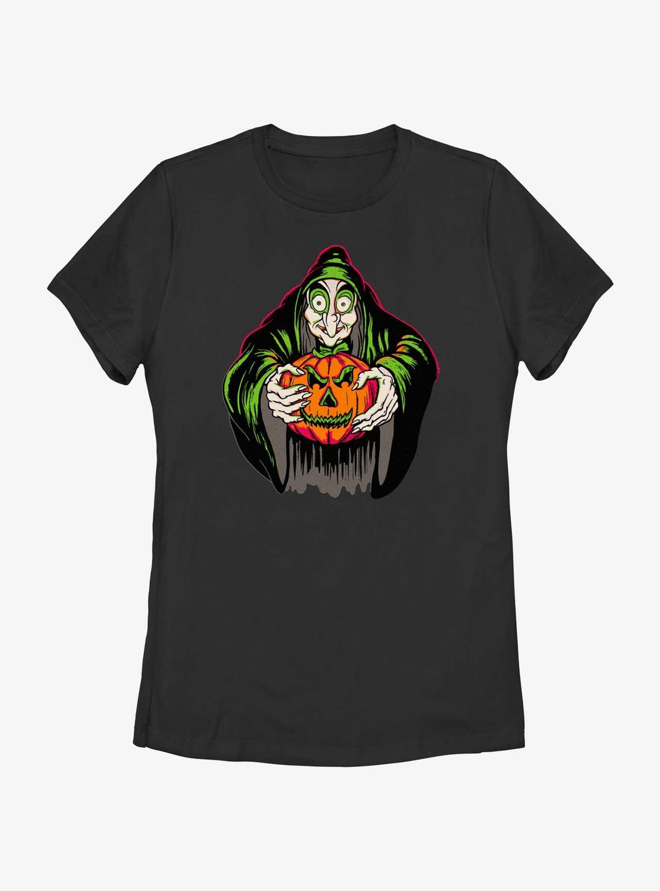 Disney100 Halloween Evil Queen Take The Pumpkin Women's T-Shirt, BLACK, hi-res