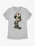 Disney100 Halloween Mickey Mouse Skeleton Women's T-Shirt, ATH HTR, hi-res