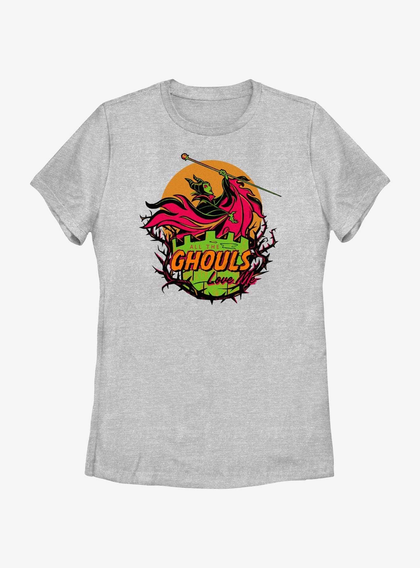 Disney100 Halloween Maleficent All The Ghouls Love Me Women's T-Shirt, , hi-res