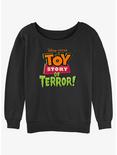 Disney100 Halloween Toy Story Of Terror Women's Slouchy Sweatshirt, BLACK, hi-res