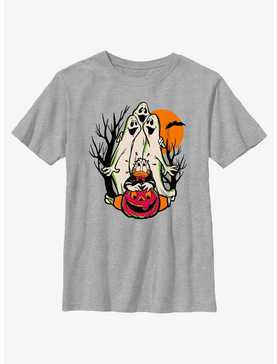 Disney100 Halloween Spooky Ghosts Scared Donald Youth T-Shirt, , hi-res