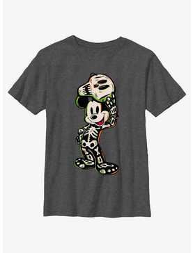 Disney100 Halloween Mickey Mouse Skeleton Youth T-Shirt, , hi-res