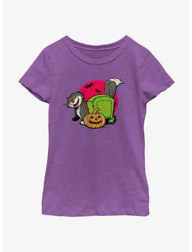 Disney100 Halloween Lucifer Cat Youth Girl's T-Shirt, , hi-res