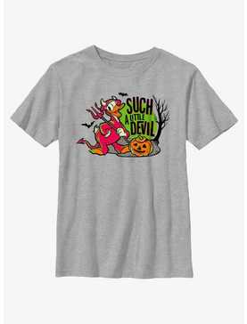 Disney100 Halloween Devil Duck Youth T-Shirt, , hi-res