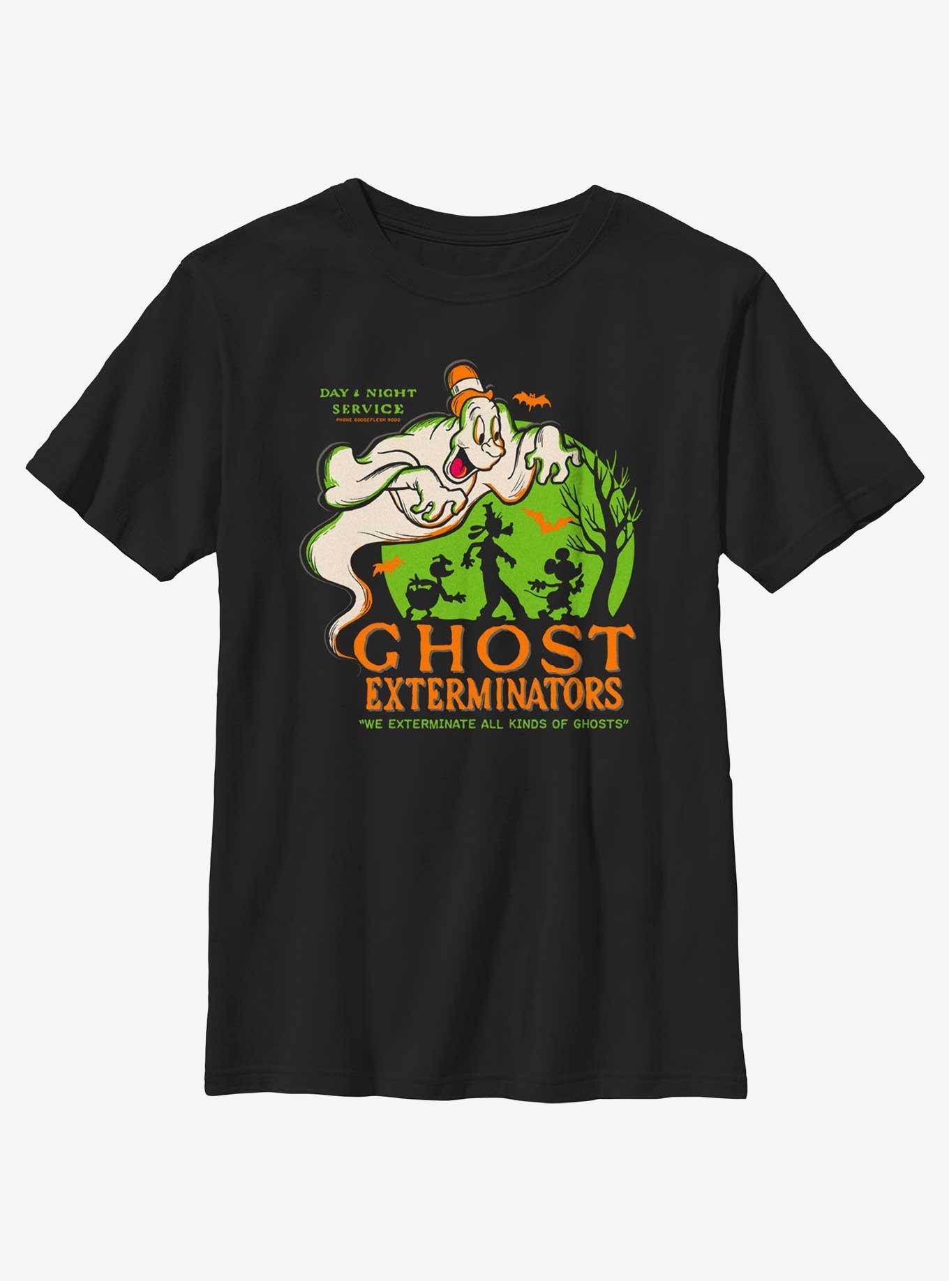 Disney100 Halloween Ghost Exterminators Youth T-Shirt, BLACK, hi-res