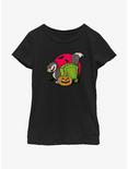 Disney100 Halloween Cat Lucifer Youth Girl's T-Shirt, BLACK, hi-res