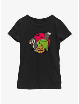 Disney100 Halloween Cat Lucifer Youth Girl's T-Shirt, , hi-res