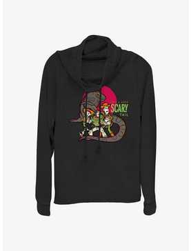 Disney100 Halloween Toy Story Iguana I Love A Good Scary Tail Women's Cowl Neck Long-Sleeve Top, , hi-res