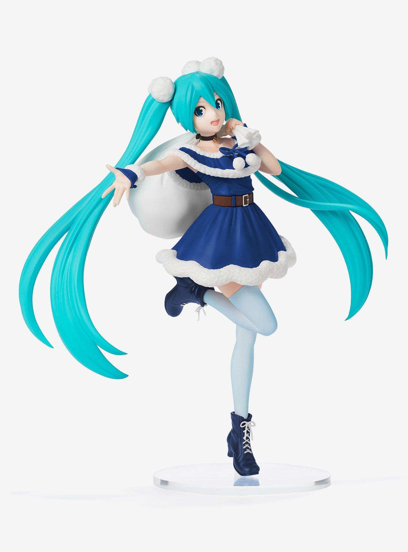 SEGA Hatsune Miku Christmas 2020 Blue Figure, , hi-res
