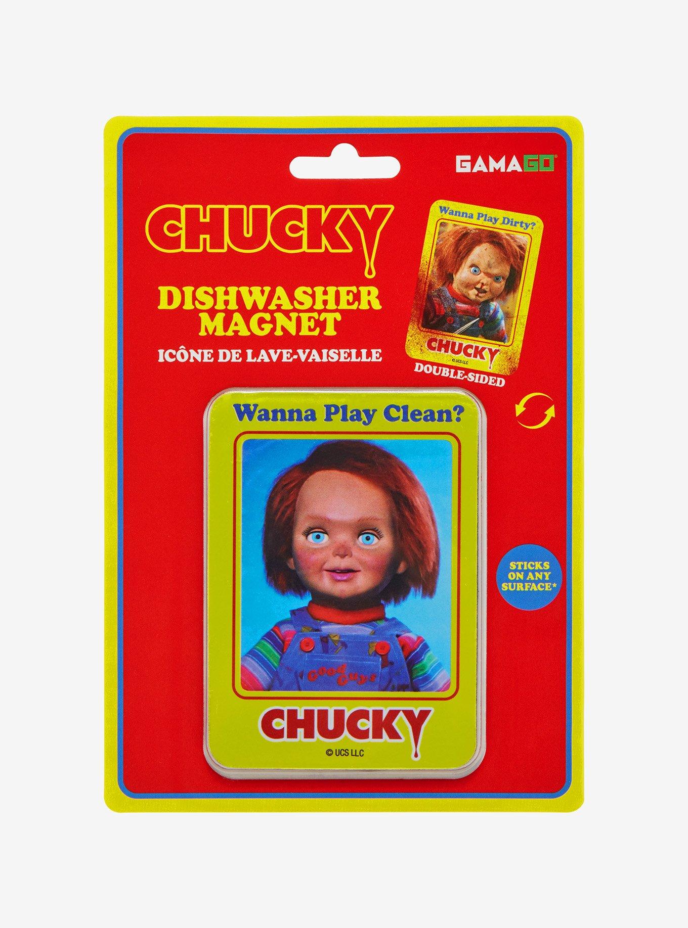 Child's Play Chucky Dishwasher Sign Magnet, , hi-res