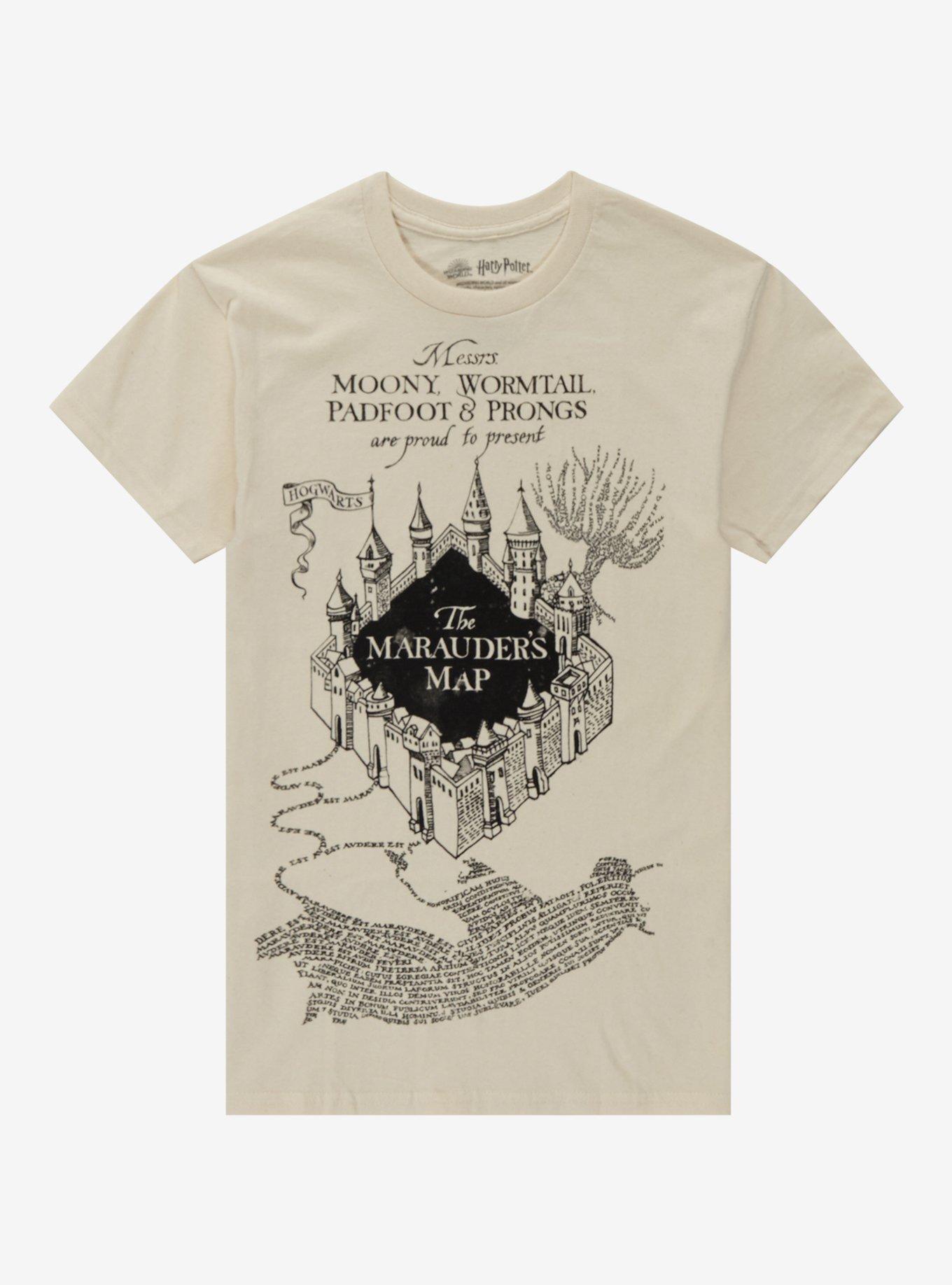 Marauders Map Harry Potter Shirt for Adults