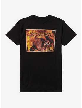 Raccoon Problems Always Girls T-Shirt, , hi-res