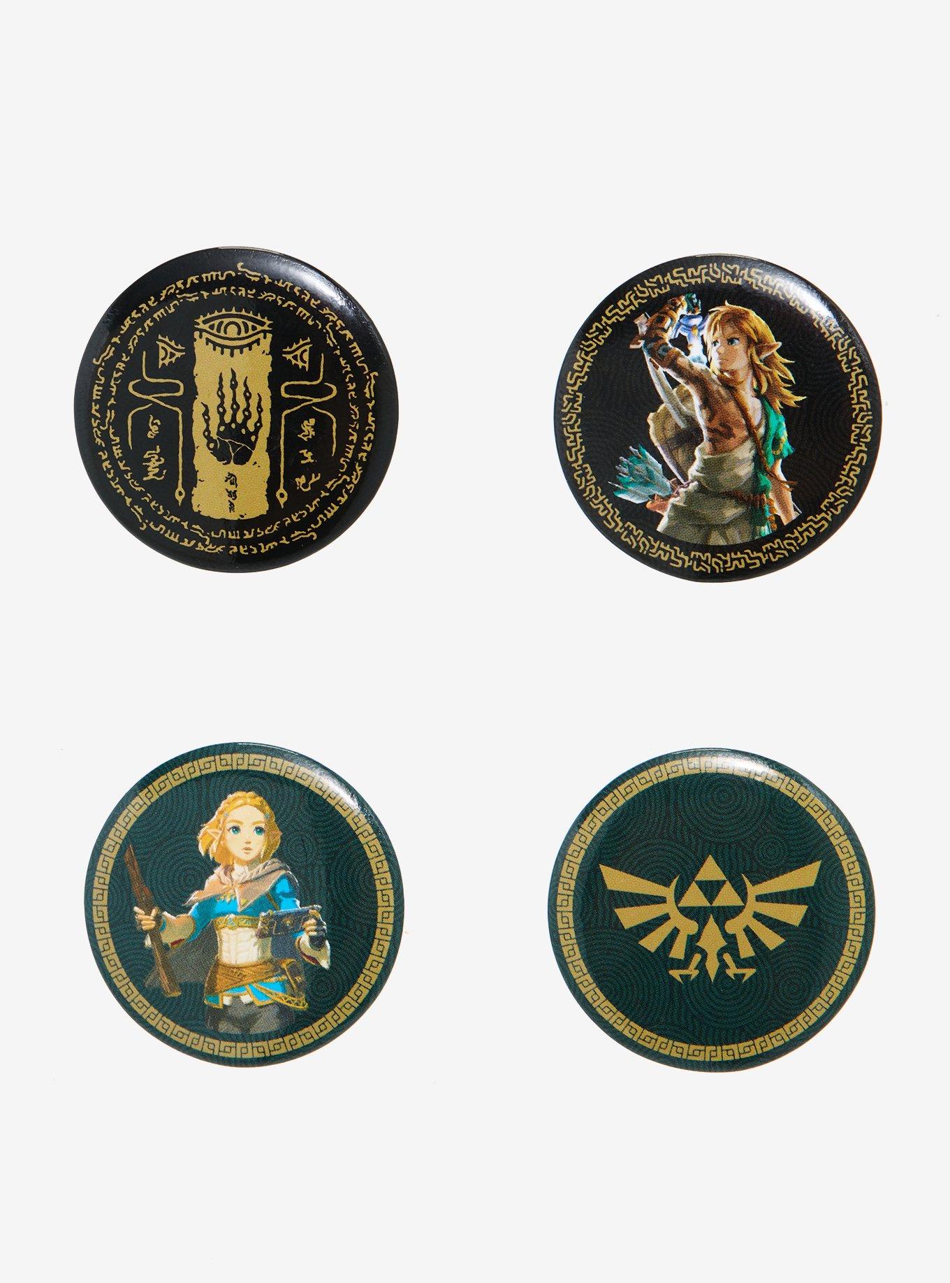 Nintendo The Legend of Zelda: Tears of The Kingdom Button Pin Set, , hi-res