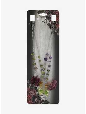 Thorn & Fable Botanical Crystal Best Friend Necklace Set, , hi-res