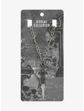 Social Collision Sword Pendant Necklace, , hi-res